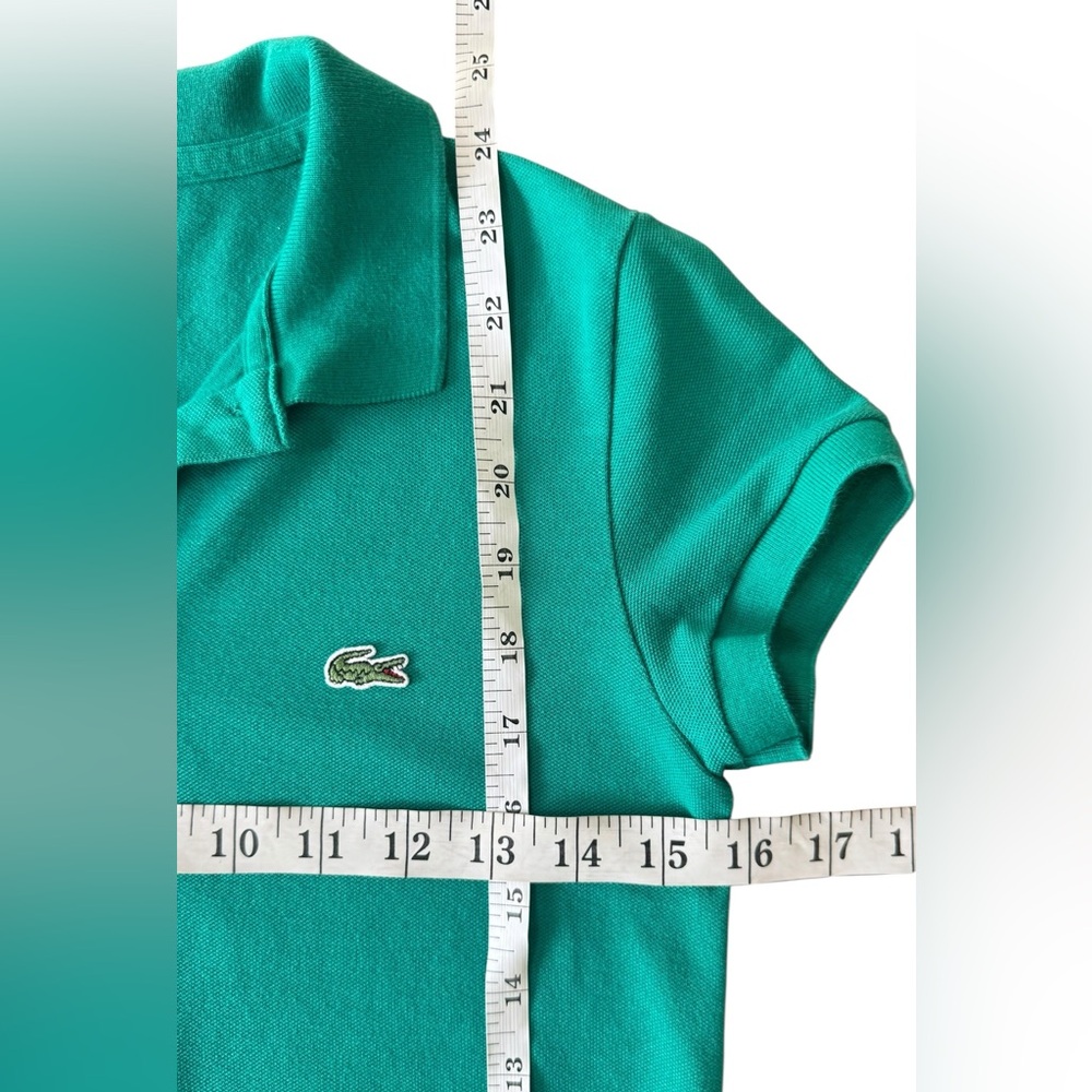 Lacoste Women's Green Polo Shirt Size 36 - Picture 4 of 5